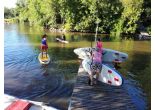 Cvičení na paddleboardech