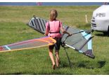 Dětská lekce na windsurfingu