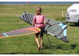 Dětská lekce na windsurfingu